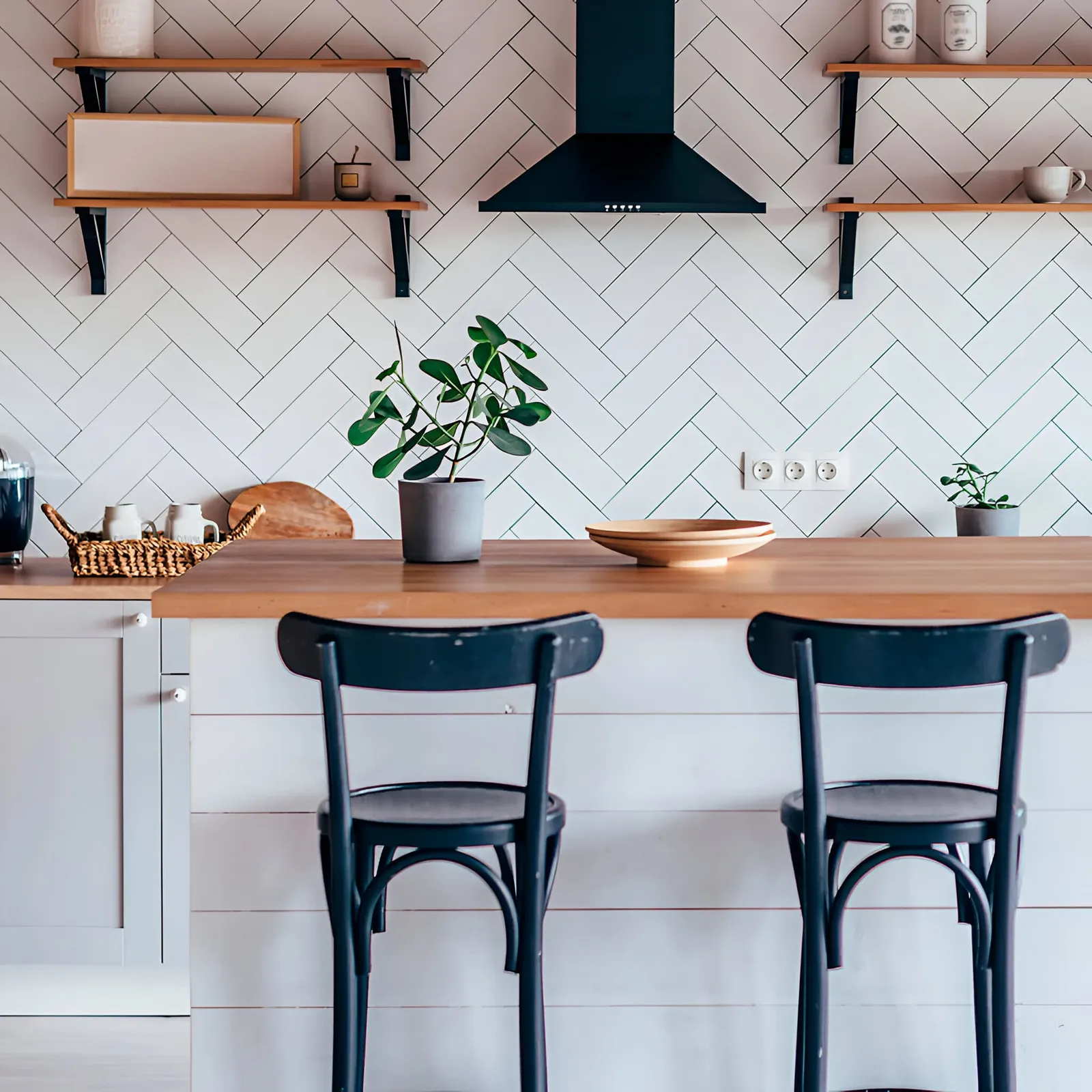 Flat Brick bianco Mate