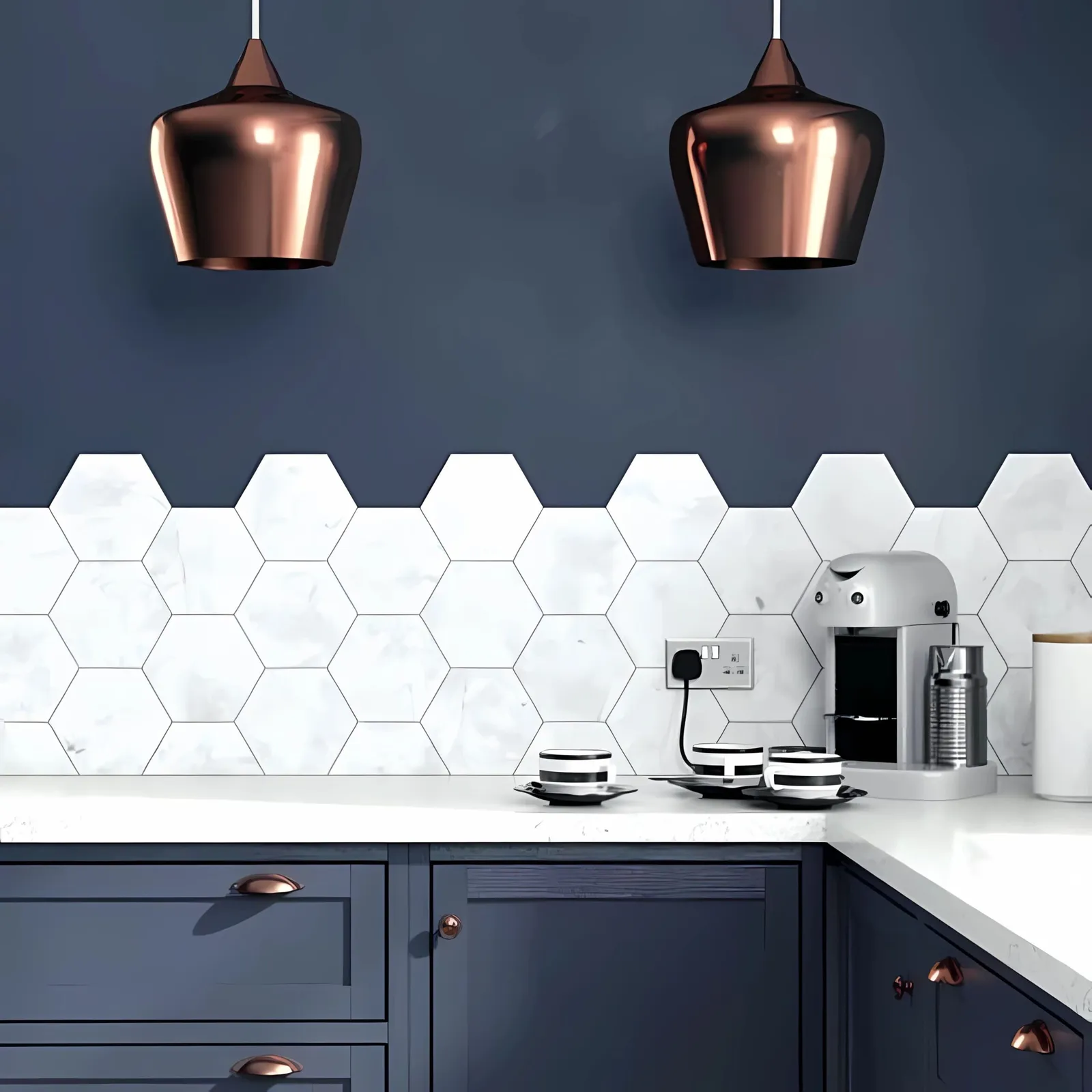 HEXAGONAL 17 BIANCO